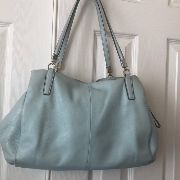 Baby blue Coach Purse - Picture 5 of 8